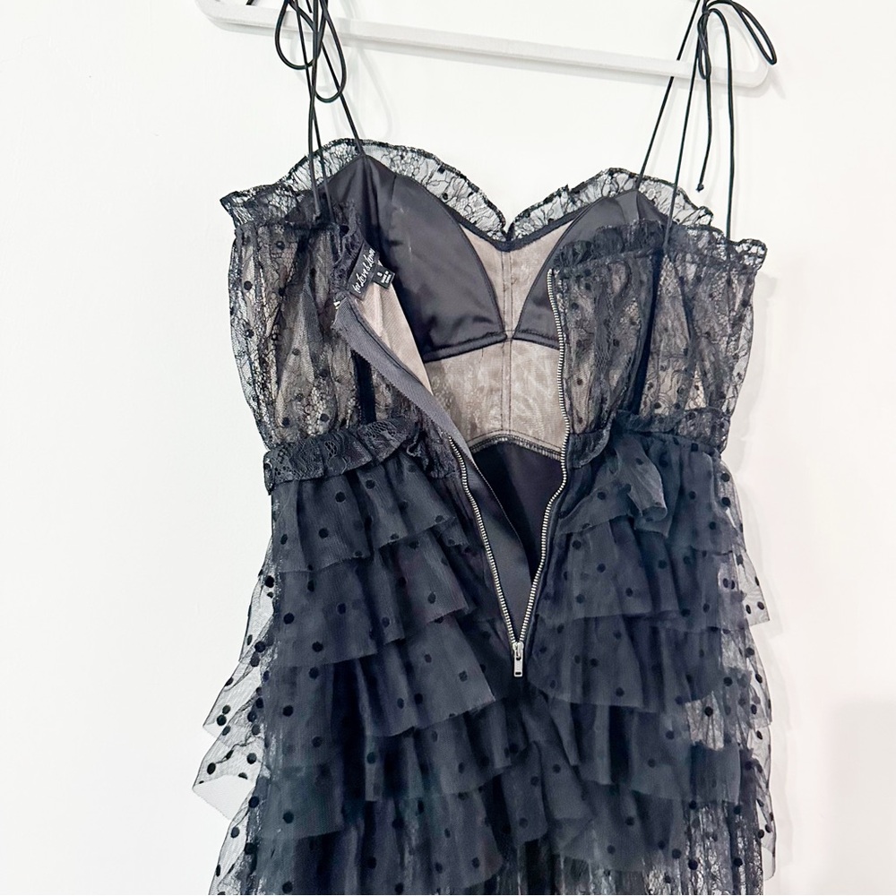 For Love & Lemons Jourdan Maxi Dress Black Size Small - Picture 9 of 13